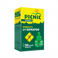 Picnic Family жидкость д/фумигатора 30 мл 45 ночей, 12шт,