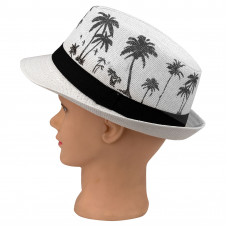 HAT-2022-35 Шляпа челентанка белая 